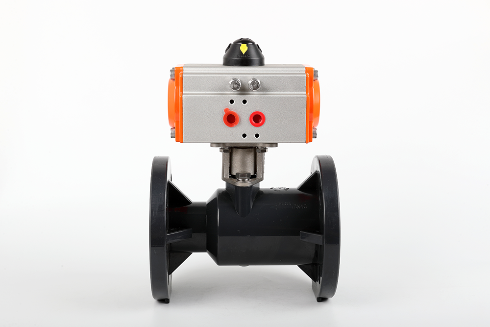 镇赉气动法兰一体球阀